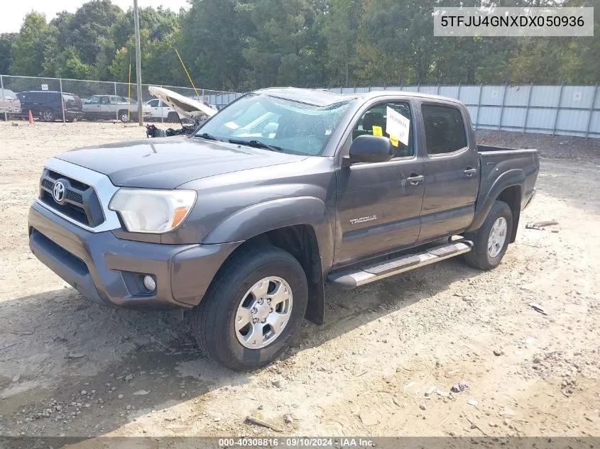 2013 Toyota Tacoma Prerunner V6 VIN: 5TFJU4GNXDX050936 Lot: 40308816