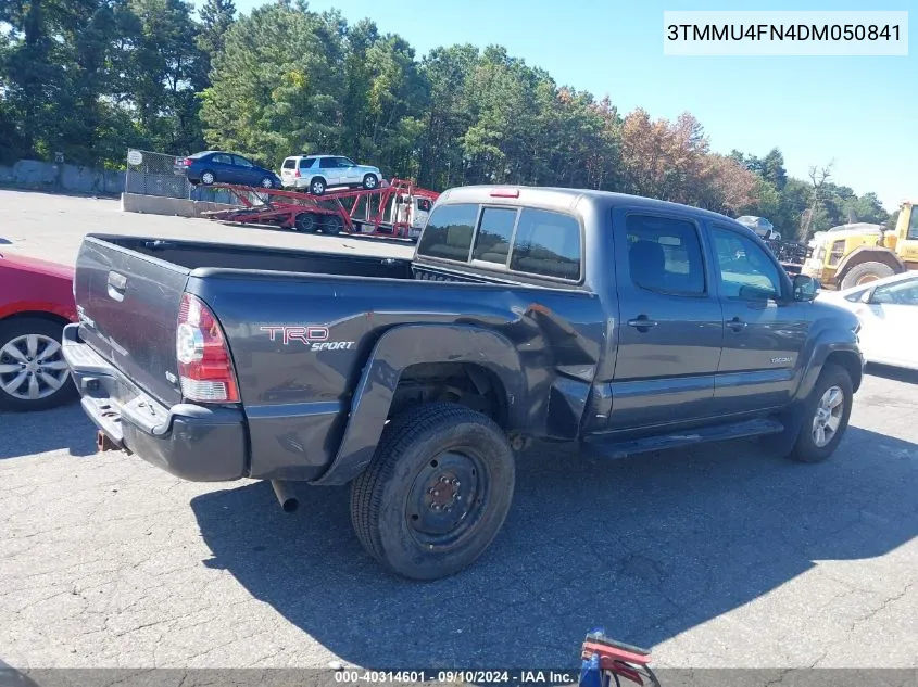 2013 Toyota Tacoma Base V6 VIN: 3TMMU4FN4DM050841 Lot: 40314601