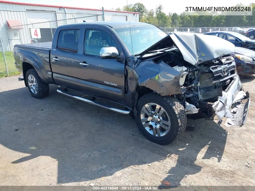 2013 Toyota Tacoma Base V6 VIN: 3TMMU4FN8DM055248 Lot: 40318848