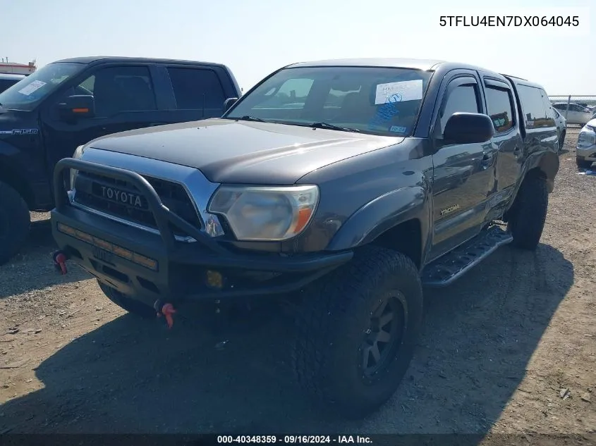 2013 Toyota Tacoma Double Cab VIN: 5TFLU4EN7DX064045 Lot: 40348359