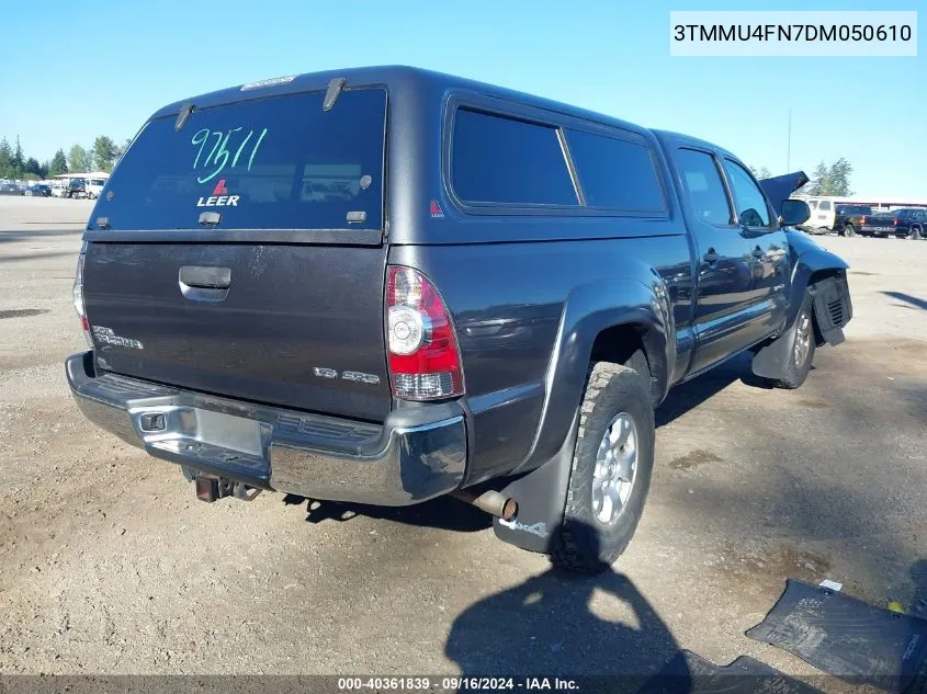 2013 Toyota Tacoma Base V6 VIN: 3TMMU4FN7DM050610 Lot: 40361839