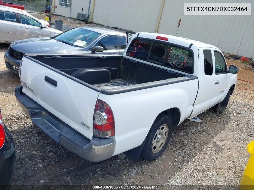 2013 Toyota Tacoma VIN: 5TFTX4CN7DX032464 Lot: 40361856