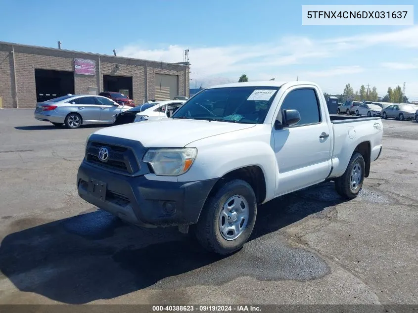 2013 Toyota Tacoma VIN: 5TFNX4CN6DX031637 Lot: 40388623