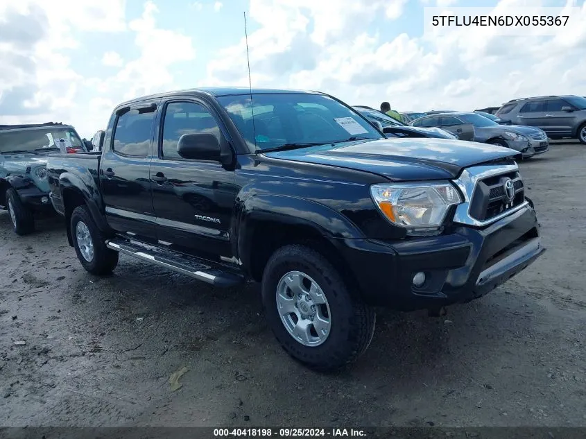 2013 Toyota Tacoma Base V6 VIN: 5TFLU4EN6DX055367 Lot: 40418198