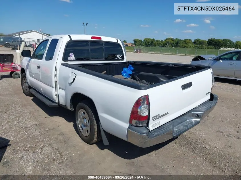 2013 Toyota Tacoma VIN: 5TFTX4CN5DX025464 Lot: 40439564