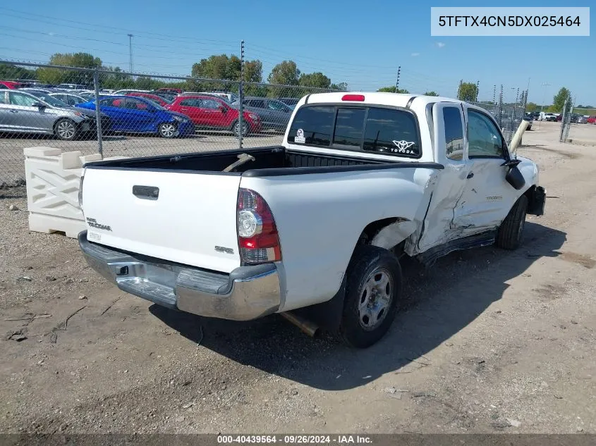 2013 Toyota Tacoma VIN: 5TFTX4CN5DX025464 Lot: 40439564