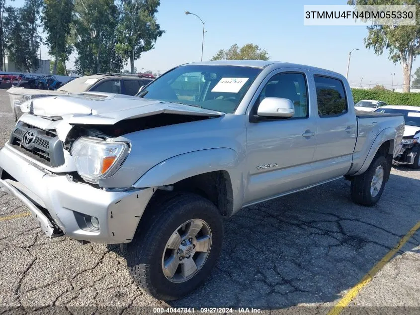 2013 Toyota Tacoma Base V6 VIN: 3TMMU4FN4DM055330 Lot: 40447841