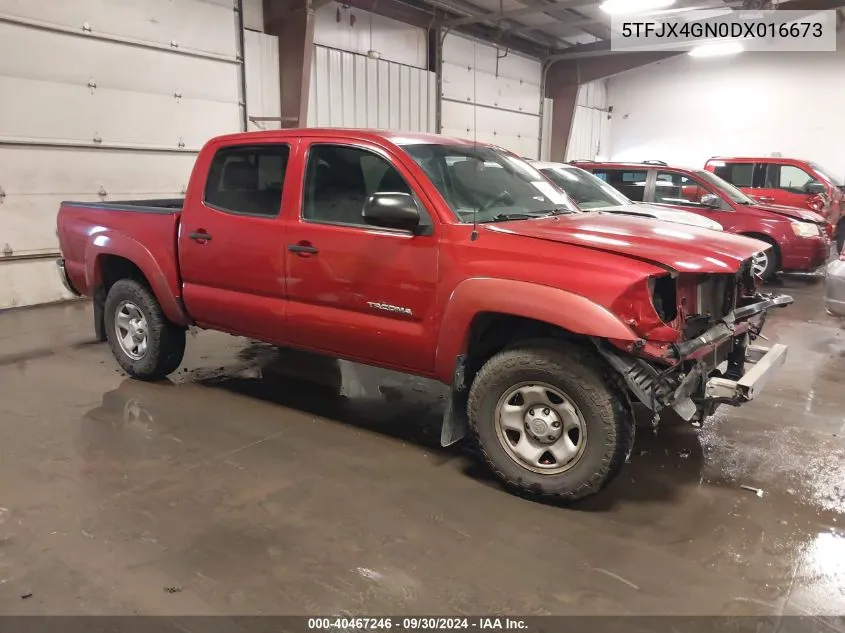 2013 Toyota Tacoma Prerunner VIN: 5TFJX4GN0DX016673 Lot: 40467246