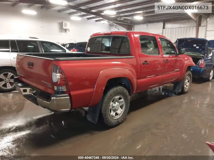 2013 Toyota Tacoma Prerunner VIN: 5TFJX4GN0DX016673 Lot: 40467246