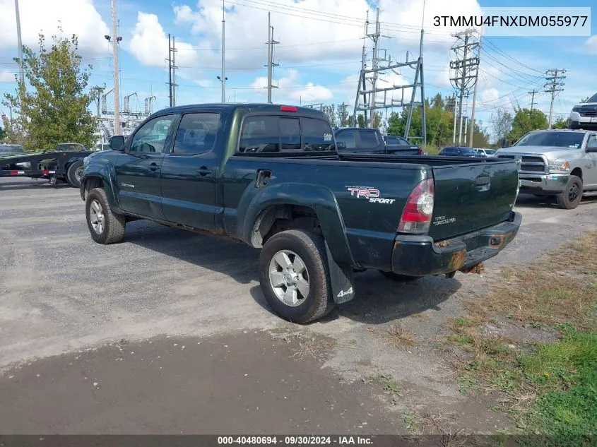 2013 Toyota Tacoma Base V6 VIN: 3TMMU4FNXDM055977 Lot: 40480694