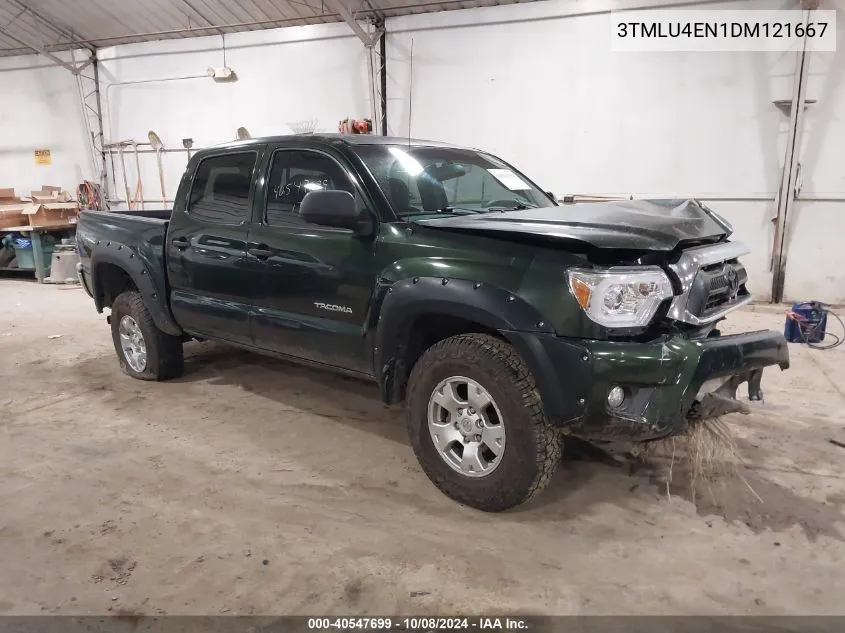 2013 Toyota Tacoma Base V6 VIN: 3TMLU4EN1DM121667 Lot: 40547699