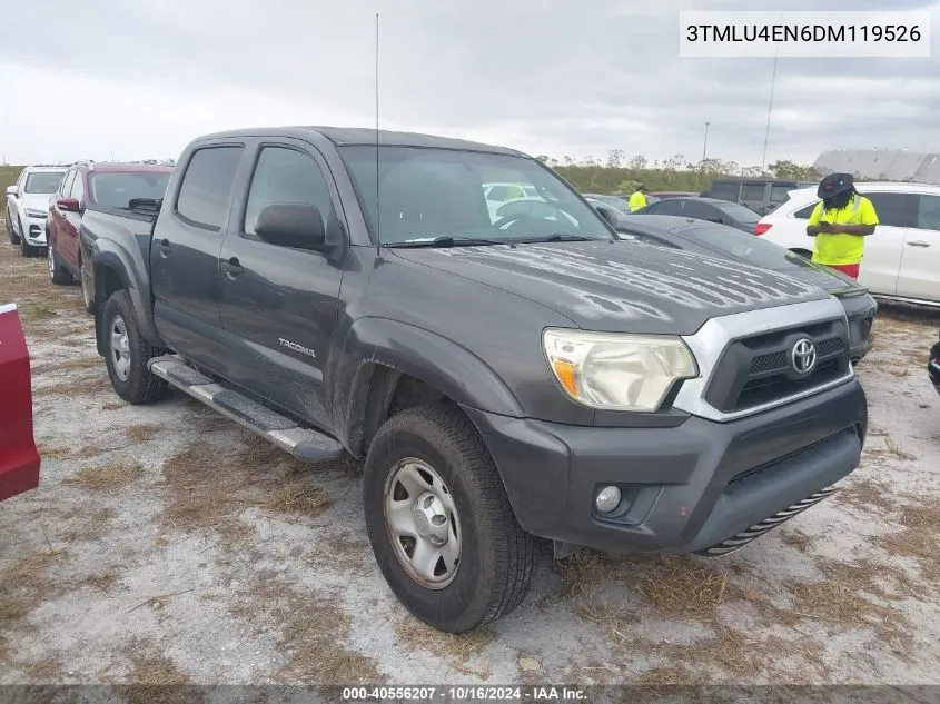 2013 Toyota Tacoma Base V6 VIN: 3TMLU4EN6DM119526 Lot: 40556207