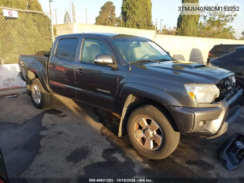 2013 Toyota Tacoma Prerunner V6 VIN: 3TMJU4GN5DM153252 Lot: 40631281