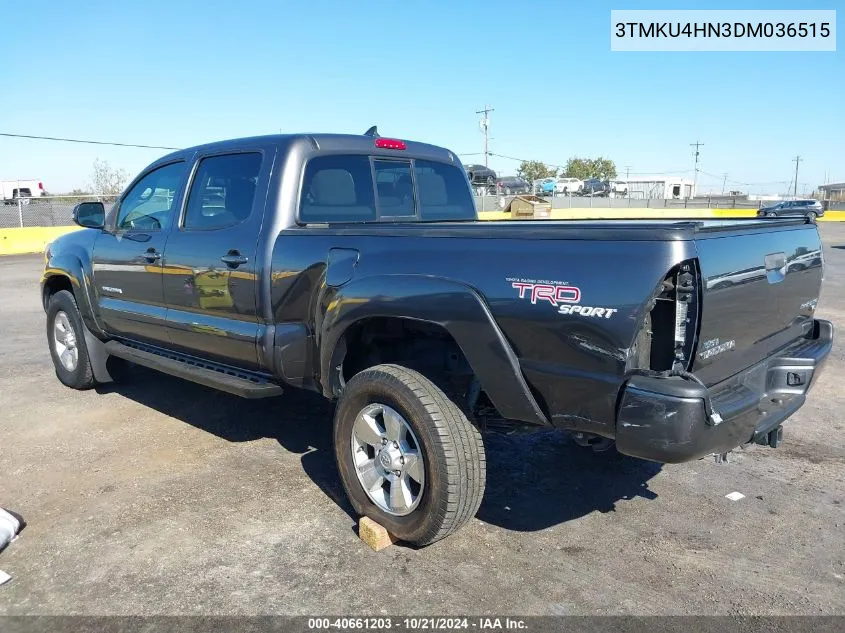 2013 Toyota Tacoma Dbl Cab Prerunner Lng Bed VIN: 3TMKU4HN3DM036515 Lot: 40661203