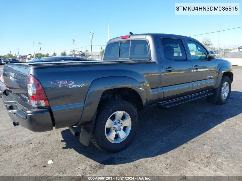 2013 Toyota Tacoma Dbl Cab Prerunner Lng Bed VIN: 3TMKU4HN3DM036515 Lot: 40661203