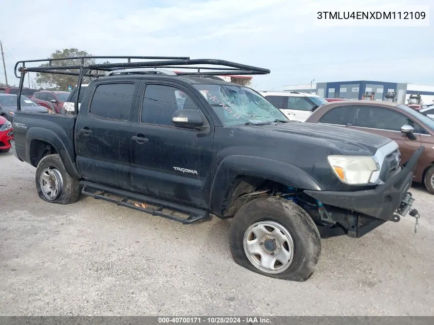 2013 Toyota Tacoma Double Cab VIN: 3TMLU4ENXDM112109 Lot: 40700171