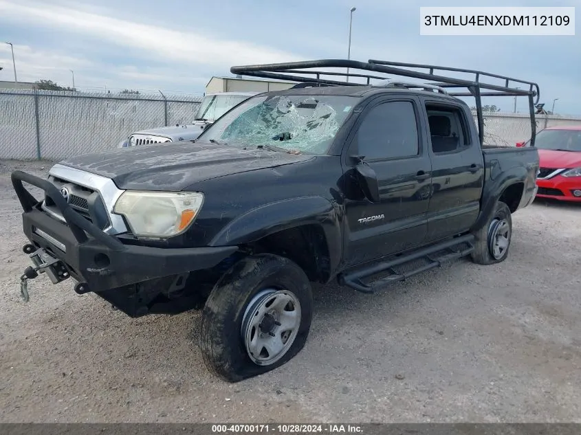 2013 Toyota Tacoma Double Cab VIN: 3TMLU4ENXDM112109 Lot: 40700171