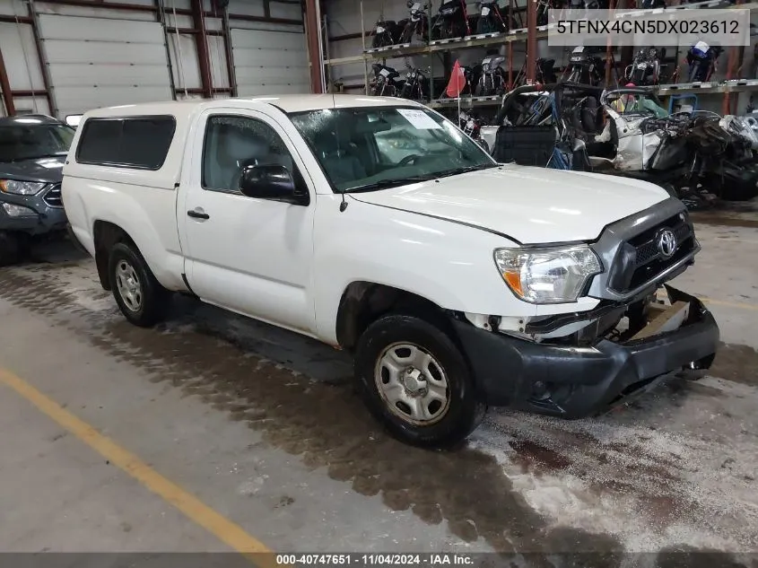 2013 Toyota Tacoma Base (A4) VIN: 5TFNX4CN5DX023612 Lot: 40747651