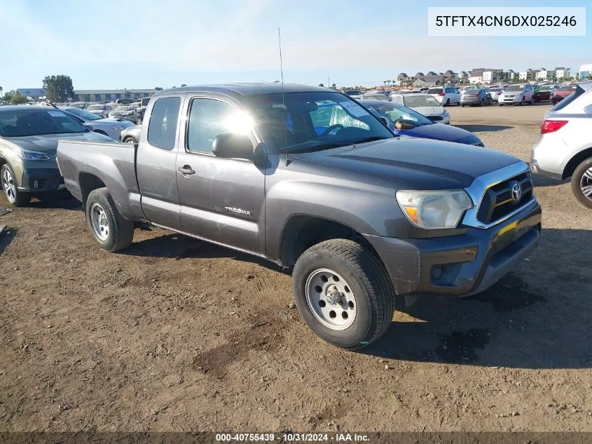 2013 Toyota Tacoma Access Cab VIN: 5TFTX4CN6DX025246 Lot: 40755439