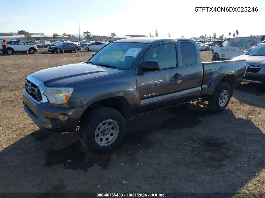 2013 Toyota Tacoma Access Cab VIN: 5TFTX4CN6DX025246 Lot: 40755439