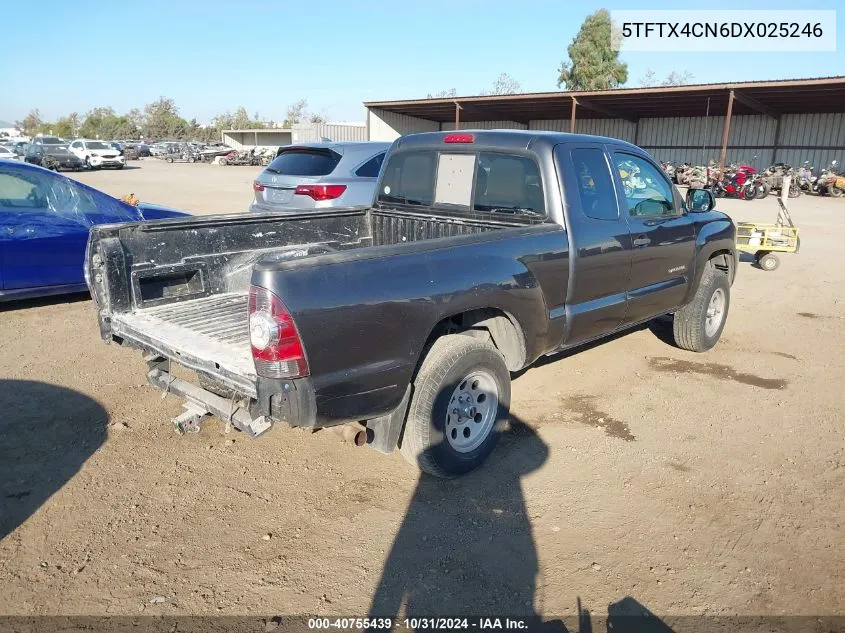 2013 Toyota Tacoma Access Cab VIN: 5TFTX4CN6DX025246 Lot: 40755439