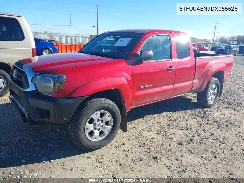 2013 Toyota Tacoma VIN: 5TFUU4EN9DX055528 Lot: 40822363