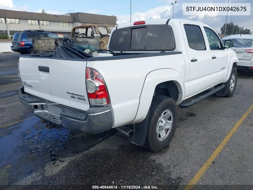 2013 Toyota Tacoma Double Cab Prerunner VIN: 5TFJU4GN1DX042675 Lot: 40844814