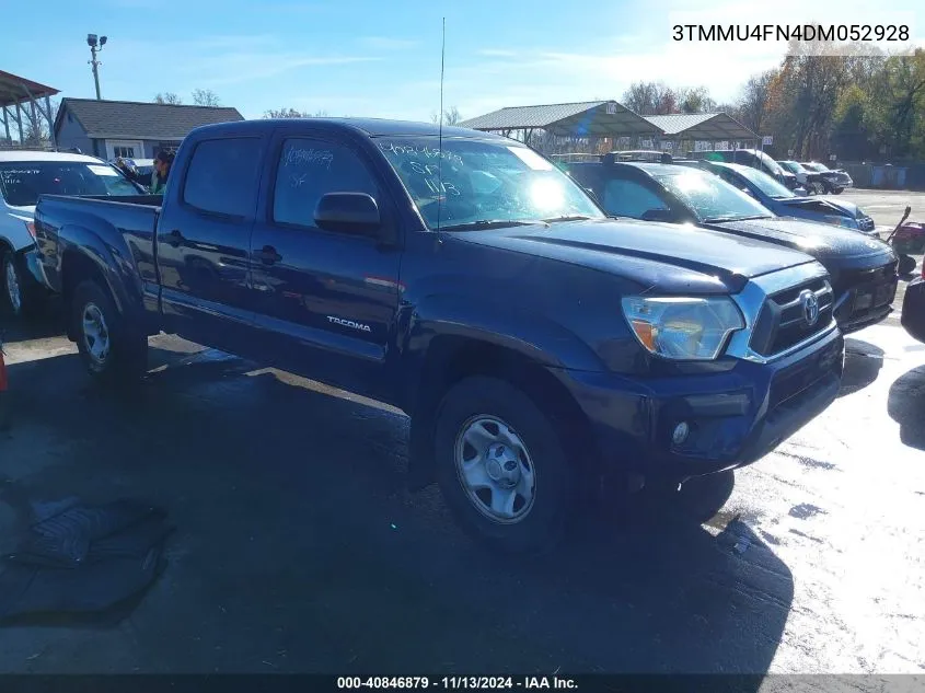 2013 Toyota Tacoma Double Cab Long Bed VIN: 3TMMU4FN4DM052928 Lot: 40846879