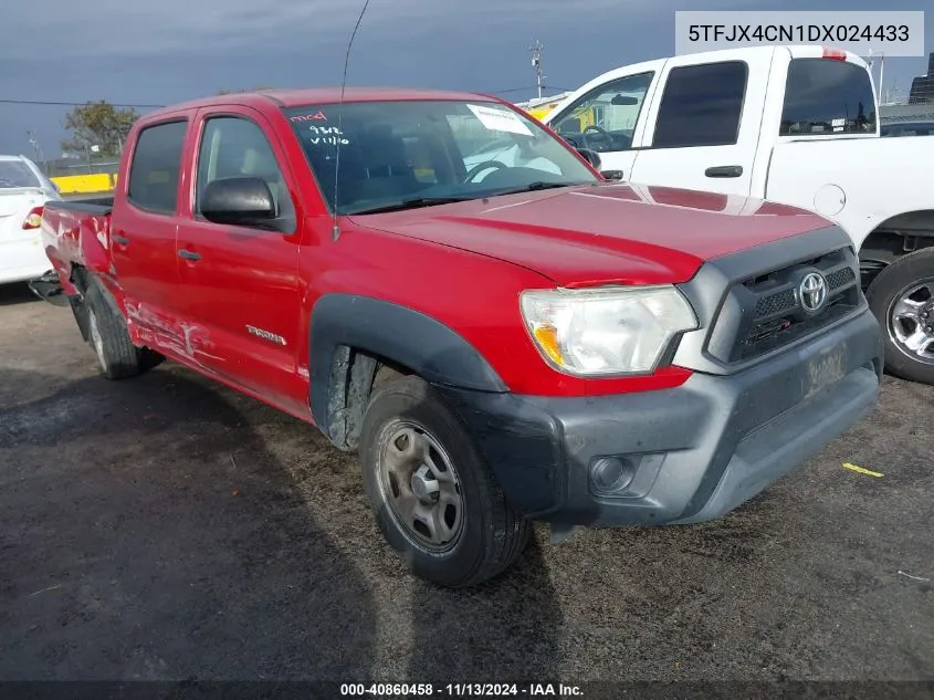 2013 Toyota Tacoma VIN: 5TFJX4CN1DX024433 Lot: 40860458