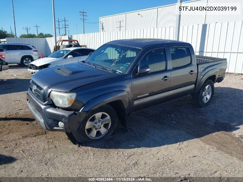 2013 Toyota Tacoma Double Cab Prerunner VIN: 5TFJU4GN2DX039199 Lot: 40882464