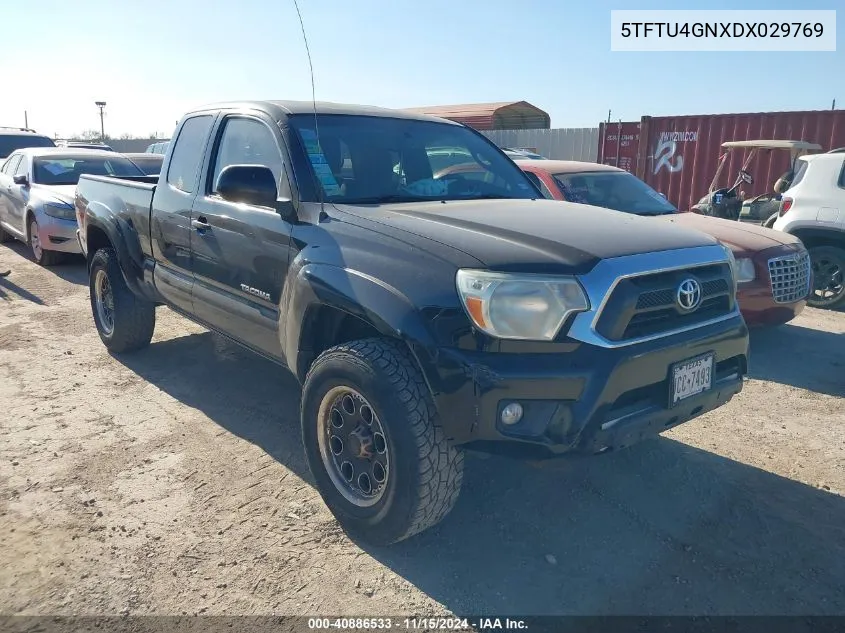 2013 Toyota Tacoma Prerunner V6 VIN: 5TFTU4GNXDX029769 Lot: 40886533