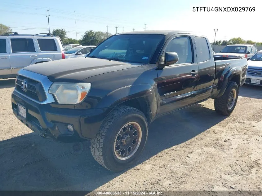 2013 Toyota Tacoma Prerunner V6 VIN: 5TFTU4GNXDX029769 Lot: 40886533