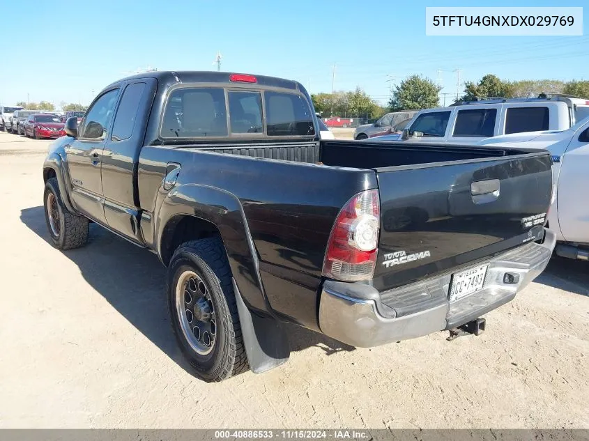 2013 Toyota Tacoma Prerunner V6 VIN: 5TFTU4GNXDX029769 Lot: 40886533