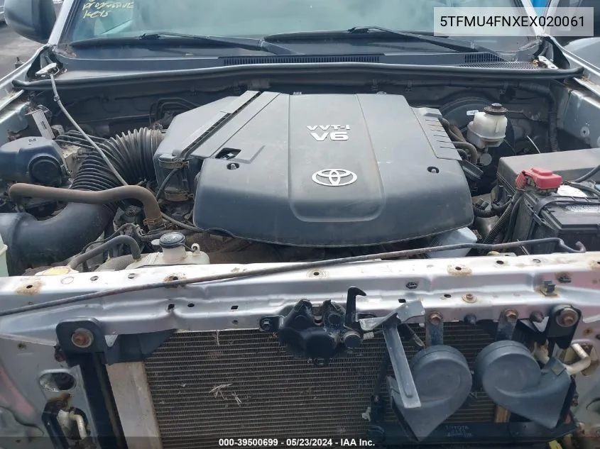 5TFMU4FNXEX020061 2014 Toyota Tacoma Base V6