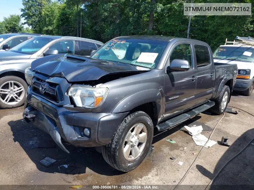 3TMMU4FN4EM072162 2014 Toyota Tacoma Base V6