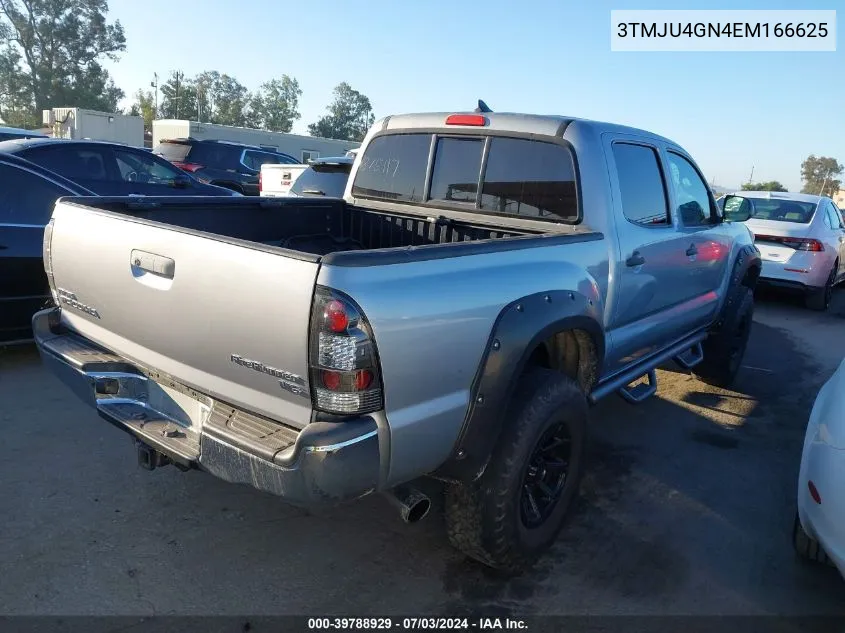 3TMJU4GN4EM166625 2014 Toyota Tacoma Prerunner V6