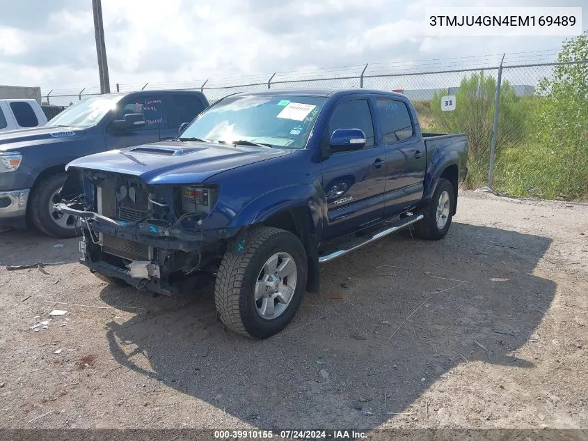 3TMJU4GN4EM169489 2014 Toyota Tacoma Prerunner V6