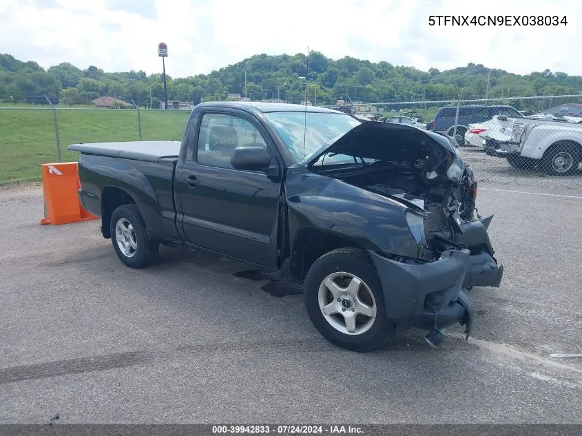 2014 Toyota Tacoma VIN: 5TFNX4CN9EX038034 Lot: 39942833