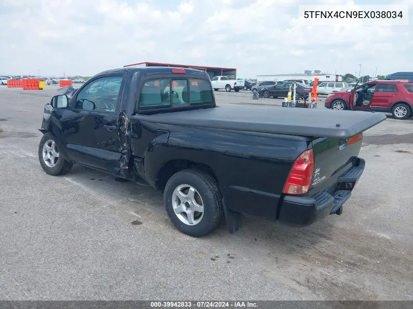 2014 Toyota Tacoma VIN: 5TFNX4CN9EX038034 Lot: 39942833