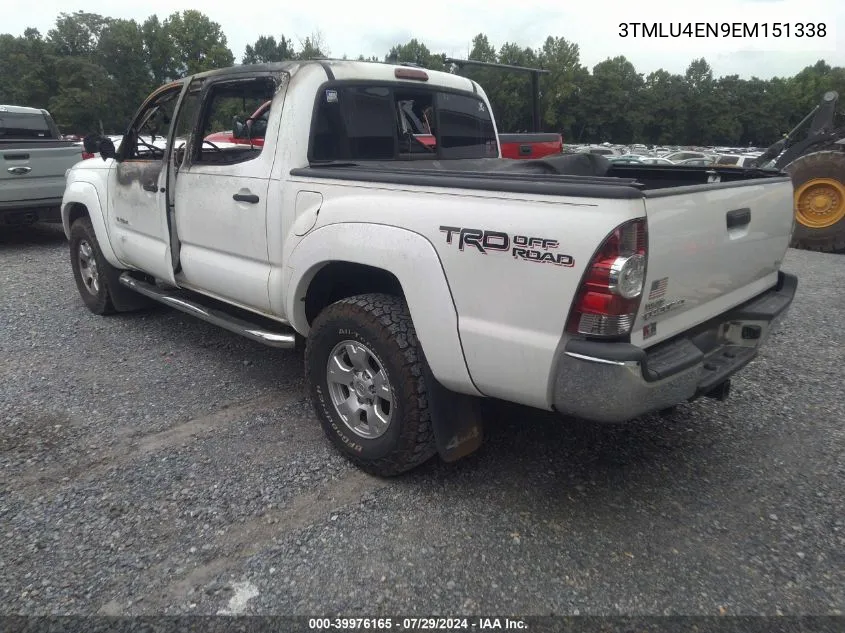 3TMLU4EN9EM151338 2014 Toyota Tacoma Base V6