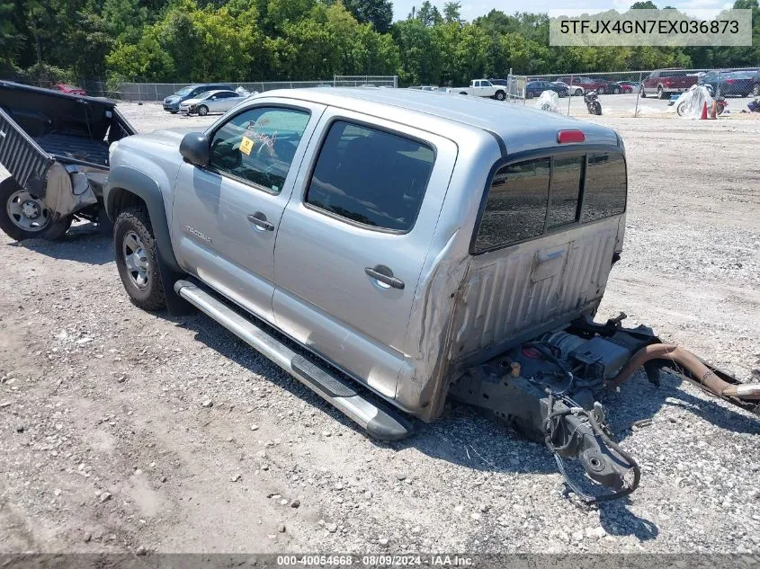 2014 Toyota Tacoma Prerunner VIN: 5TFJX4GN7EX036873 Lot: 40054668