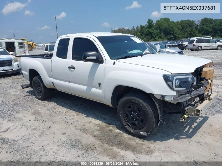 2014 Toyota Tacoma VIN: 5TFTX4CN5EX037681 Lot: 40069339