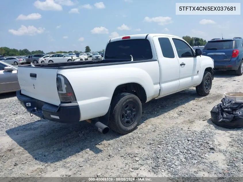 2014 Toyota Tacoma VIN: 5TFTX4CN5EX037681 Lot: 40069339