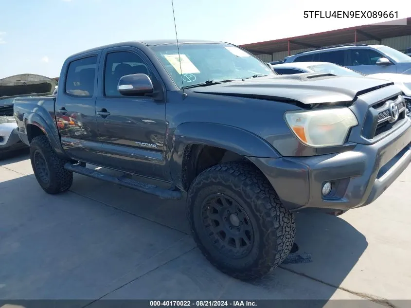 2014 Toyota Tacoma Base V6 VIN: 5TFLU4EN9EX089661 Lot: 40170022