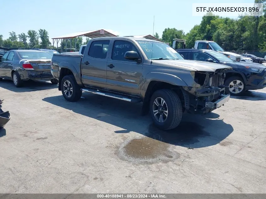 2014 Toyota Tacoma Prerunner VIN: 5TFJX4GN5EX031896 Lot: 40188941