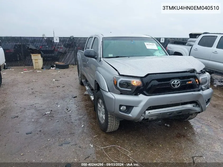 3TMKU4HN0EM040510 2014 Toyota Tacoma Prerunner V6