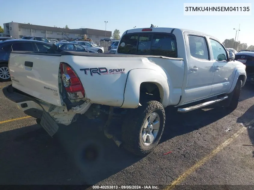 2014 Toyota Tacoma Prerunner V6 VIN: 3TMKU4HN5EM041135 Lot: 40253813