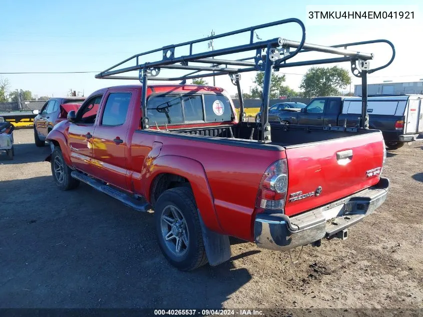 2014 Toyota Tacoma Dbl Cab Prerunner Lng Bed VIN: 3TMKU4HN4EM041921 Lot: 40265537