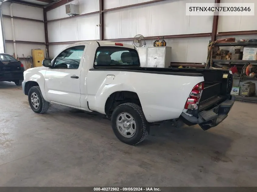 5TFNX4CN7EX036346 2014 Toyota Tacoma