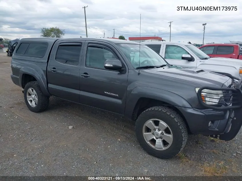 2014 Toyota Tacoma Prerunner V6 VIN: 3TMJU4GN0EM173975 Lot: 40323121